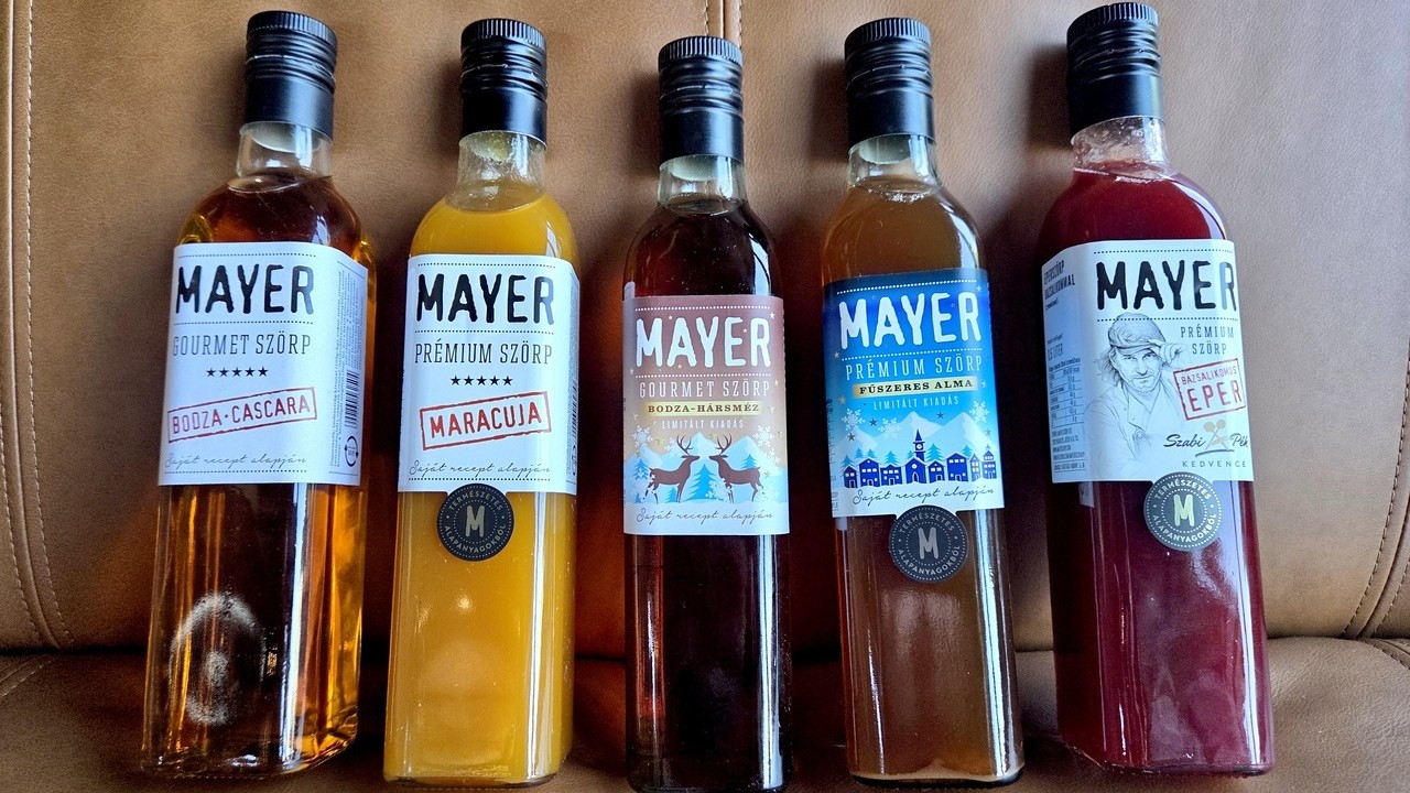 A Mayer Szörp újabb öt terméke tarolt a Great Taste Awards-on